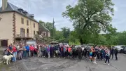 Camin Farrat : une marche solidaire réussie à Saint-Laurent-d'Olt