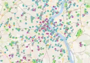 Carte interactive pour trouver des lieux de fraîcheur à Bordeaux