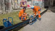 Chantier de réhabilitation des réseaux d'eau à Sauve jusqu'à mi-juin
