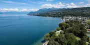 À cheval sur la rive sud du Léman, entre lac et montagnes