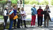 Commémoration du 8 mai 1945 à Chamborigaud avec la chorale locale