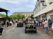 Commémoration du 8 mai 2026 à Soustons : Jeep et militaires d'époque