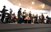 Concert jazz-rock au collège Lucie-Aubrac : une vingtaine d'élèves sur scène