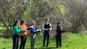 Concert polyphonique au site antique de Javols : une parenthèse hors du temps