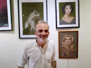De la restauration de mannequins au pastel : Christophe Maneyrol expose à Escassefort