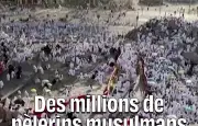 Des millions de pèlerins sur le mont Arafat pour le Hajj en Arabie Saoudite