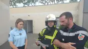 Exercice conjoint pompiers-gendarmes à Bernis : simulation d'incendie