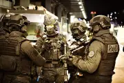 Exercice du Raid au centre commercial Cap 3000 à Nice