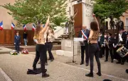 Femen perturbent une cérémonie RN en l'honneur de Jeanne d'Arc à Carcassonne