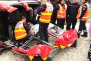Fin de formation grandeur nature pour les jeunes sapeurs-pompiers à Rians