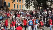 Fête de l'Ascension à Gignac : âne totémique et Senibelet en fête