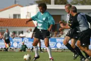 Gala de stars au stade Gérard Rocheteau à Étaules avec Rocheteau et ses amis