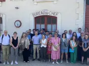 Inauguration du Sentier du marais à l'Écomusée de Marquèze
