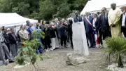 Inauguration du square Aboubakar Cissé à La Grand-Combe