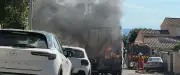 Incendie d'un camion pizza à Balaruc-les-Bains : le four à bois en cause