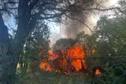 Incendie d'une maison abandonnée à Fréjus, les pompiers mobilisés