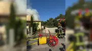 Incendie violent à Castries : 50 m² détruits, propriétaire blessé