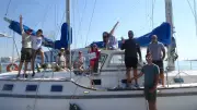 Jeunes Sétois en voilier pour protéger la Méditerranée