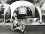 Le fumoir de l'Élysée restauré : pièce maîtresse de l'expo Pierre Paulin à Montpellier