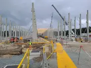 Le futur site de maintenance ferroviaire de Marcheprime prend forme