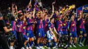 Les célébrations originales des Barcelonais après leur titre face au Real Madrid