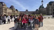 Les écoliers de Tercis-les-Bains découvrent Paris en voyage pédagogique