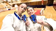 Lily-Rose Rollin aux championnats d'Europe de kata à Sarajevo