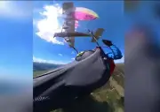 Miracle dans les Alpes autrichiennes : une parapentiste survit à une collision avec un avion