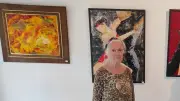 Mireille Herrmann expose ses peintures à Colombiers jusqu'au 31 mai