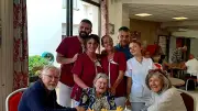 Mme Boucher fête ses 101 ans à l'Ehpad des Magnans