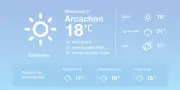 Météo à Arcachon : éclaircies et orages annoncés