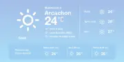 Météo Arcachon : Soleil et chaleur au programme aujourd'hui