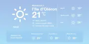 Météo à Saint-Pierre-d'Oléron : ciel dégagé et températures douces