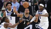 NBA : Wembanyama (27 pts) porte les Spurs face à Minnesota en playoffs
