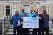 Nieul-sur-Mer : 73 participants au Parcours du cœur, un chèque de 287,50 € remis