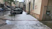 Orage de grêle soudain à Saint-Affrique : un tapis blanc recouvre les rues