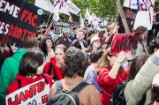 Paris : manif contre la hausse des frais pour étudiants hors UE