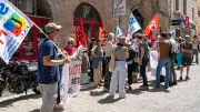 Personnels lycées Montpellier réclament moyens au rectorat