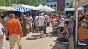 Première sardinade festive place de la Poste à Pérols : un franc succès
