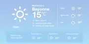 Prévisions météo à Bayonne : soleil et orages attendus