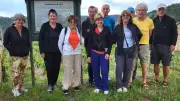 Randonnée en Cévennes ardéchoises pour le club de gym de Salindres