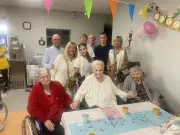 Renée de Rivoire fête ses 100 ans à l'Ehpad de Sabres