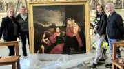 Retour triomphal du tableau restauré à l'église de Cers
