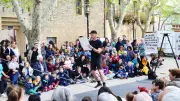Sébastien Le Guen : funambule et dessinateur au parc du château