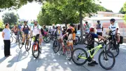 Sortie vélo de 15 km pour les élèves d'Yves-Liotard à Uchaud