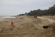 Soulac-sur-Mer : fin de la phase maritime du réensablement géant