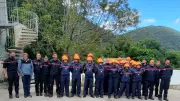 Stage de formation pour 26 jeunes sapeurs pompiers à Malibert