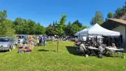 Succès pour le vide-greniers et marché aux fleurs à Carsan