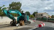 Travaux de réhabilitation sur les chemins de la Monadière et Croix de Redon à Bessan