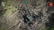Ukraine détruit un lance-roquettes nord-coréen Type-75 camouflé